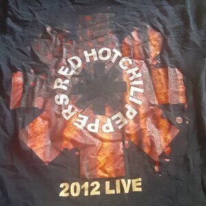 Red Hot Chili Peppers 2012 live t shirt